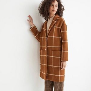 Madewell Elmcourt Coat in Windowpane